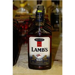 7 BOTTLES OF LAMB'S NAVY DARK RUM