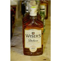 7 BOTTLES OF WISER'S DELUXE CANADIAN WHISKY