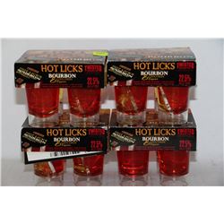 16 SHOTS OF HOT LICKS BOURBON & CINNAMON