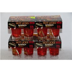 16 SHOTS OF HOT LICKS BOURBON & CINNAMON
