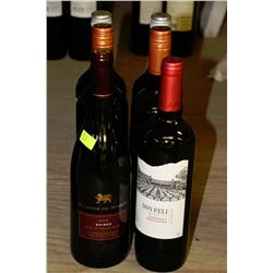 6 BOTTLES OF ASSORTED RED WINE
