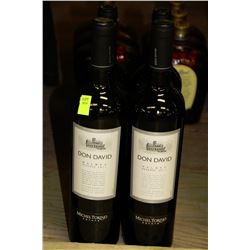 6 BOTTLES OF ASSORTED RED WINE