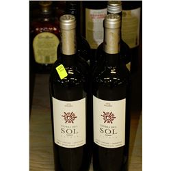 6 BOTTLES OF ASSORTED RED WINE