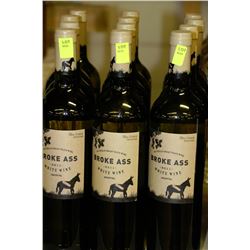 4 BOTTLES OF BROKE ASS WHITE WINE