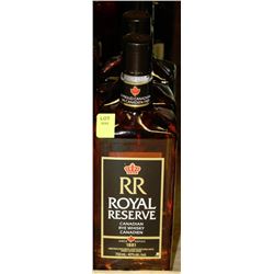 3 BOTTLES OF ROYAL RESERVE CANADIAN WHISKY