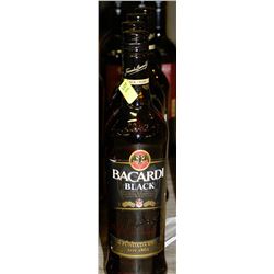 4 BOTTLES OF BACARDI BLACK RUM