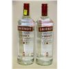 Image 1 : 2 BOTTLES OF 1.14L OF SMIRNOFF VODKA