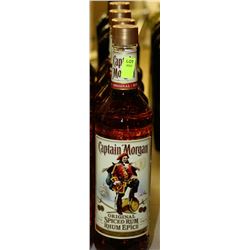 4 BOTTLES OF CAPTAIN MORGAN ORIGINAL SPICED RUM