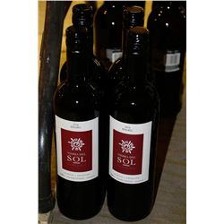 4 BOTTLES OF TIERRA DEL SOL MALBEC RED WINE