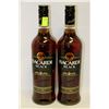 Image 1 : 2 BOTTLES OF BACARDI BLACK RUM