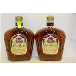 2 BOTTLES OF CROWN ROYAL CANADIAN WHISKY