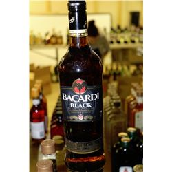 4 BOTTLES OF BACARDI BLACK RUM