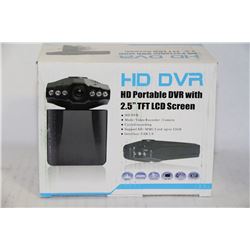 NEW PORTABLE HD DVR WITH 2.5" LCD SCREEN