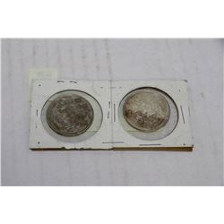1944 & 1966 CANADIAN 50 CENT PIECES