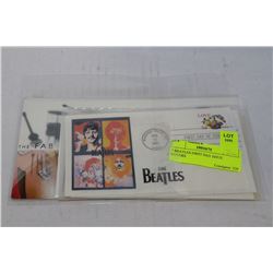 7 BEATLES FIRST DAY ISSUE COVERS