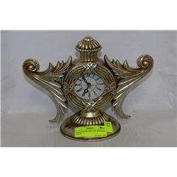 GOLD LEAF/SILVER LEAF DESIGNER CLOCK