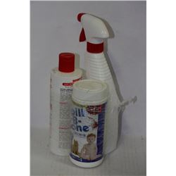 BUNDLE OF PET CLEANING SUPPLIES INCLUDES