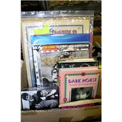 BOX OF COLLECTIBLE BEATLES MAGAZINES/BOOKS