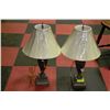 Image 1 : PAIR OF DESIGNER LAMPS IVORY FINISH