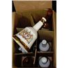 Image 1 : BOX OF 7 COLLECTIBLE BELL WHISKEY DECANTERS