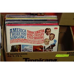 BOX OF 20 RECORDS