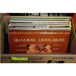 BOX OF 20 RECORDS