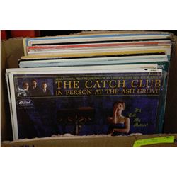 BOX OF 20 RECORDS