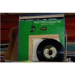 BOX OF 8 LPS + 12 45'S BEATLES