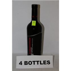 4 BOTTLES OF SLEDGEHAMMER MALBEC RED WINE