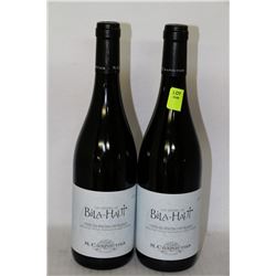 2 BOTTLES OF BILA-HAUT RED WINE