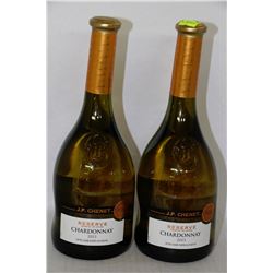 2 BOTTLES OF J.P. CHENET CHARDONNAY 2013