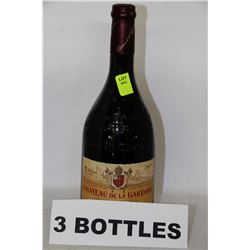 3 BOTTLES OF CHATEAU DE LA GARDIEN