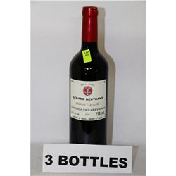 3 BOTTLES OF GERARD BERTRAND RED WINE