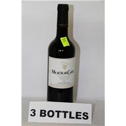 3 BOTTLES OF 2012 BORDEAUX RED WINE