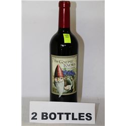 2 BOTTLES OF THE GNOME KNOWS GRENACHE