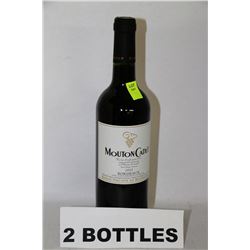 2 BOTTLES OF BORDEAUX RED WINE