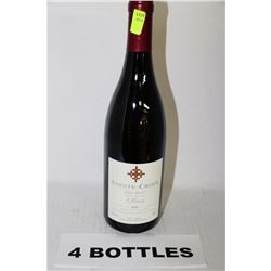 4 BOTTLES OF SAINTE-CROIX SYRAH-MERLOT