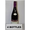 Image 1 : 4 BOTTLES OF BEAUJOLAIS RED WINE