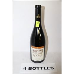 4 BOTTLES OF CHATEAU DURAND RED WINE