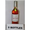 Image 1 : 5 BOTTLES OF 2013 BORDEAUX ROSE WINE