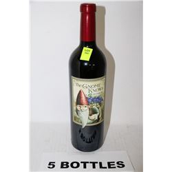 5 BOTTLES OF THE GNOME KNOWS GRENACHE