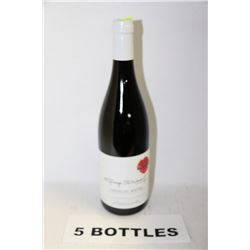 5 BOTTLES OF COTES-DU-RHONE RED WINE