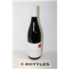 Image 1 : 5 BOTTLES OF COTES-DU-RHONE RED WINE