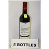 Image 1 : 5 BOTTLES OF DUC DE TOURNY 2011 BORDEAUX