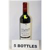 Image 1 : 5 BOTTLES OF DUC DE TOURNY BORDEAUX RED WINE