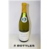 Image 1 : 5 BOTTLES OF BOURGOGNE CHARDONNAY WHITE WINE