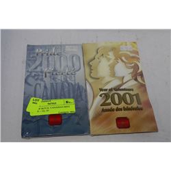 PAIR OF ROYAL CANADIAN MINT COINS -- 1Q, 1D