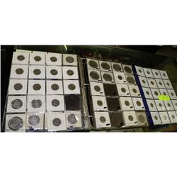 SHEET OF PROOFLIKE CANADIAN DIMES 1981-1987