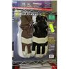 Image 1 : 2 PAIRS TERRA WORK GLOVES SIZE XL