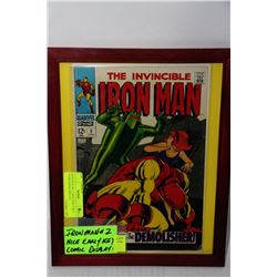 IRON MAN NO. 2 NICE EARLY KEY COMIC BOOK DISPLAY
